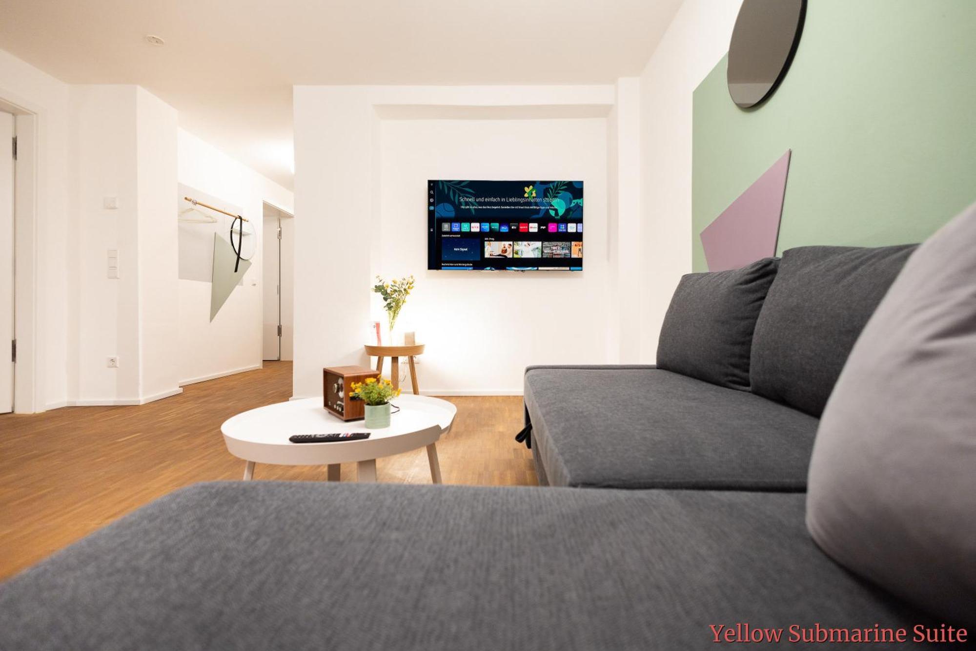 Ko-Living - Beatles Und Banksy Suites & Studios Am Eselsbrunnen - Altstadt - Kueche Halle  外观 照片