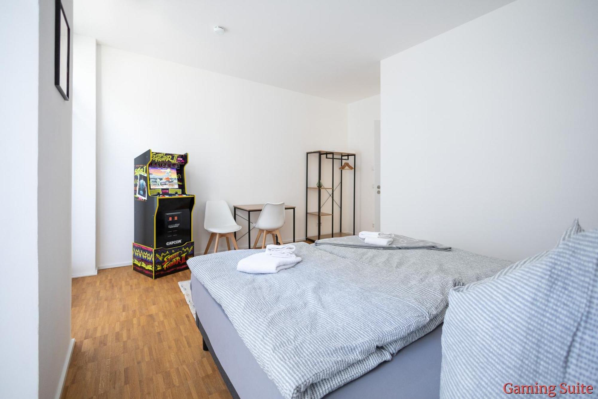 Ko-Living - Beatles Und Banksy Suites & Studios Am Eselsbrunnen - Altstadt - Kueche Halle  外观 照片