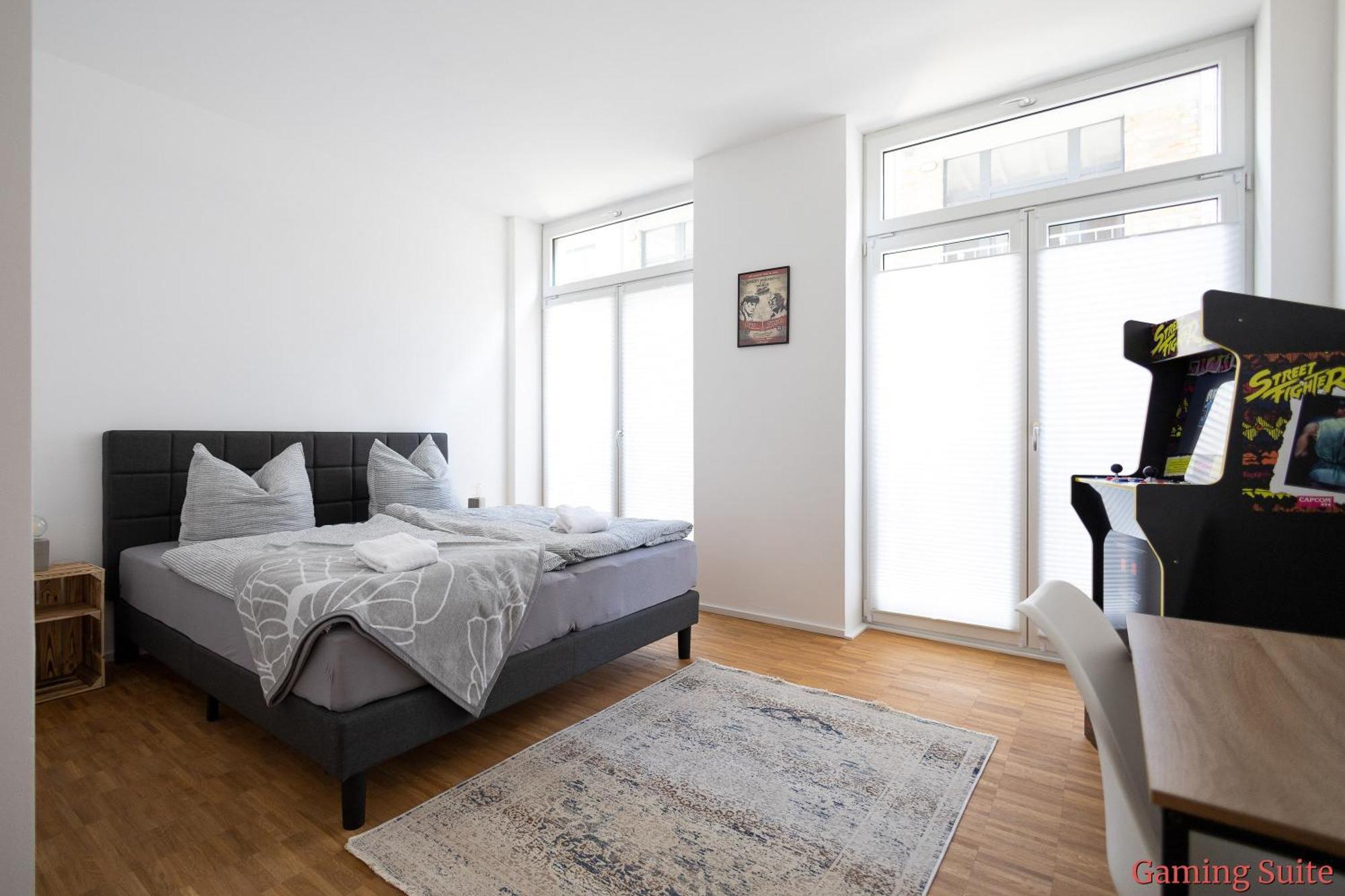 Ko-Living - Beatles Und Banksy Suites & Studios Am Eselsbrunnen - Altstadt - Kueche Halle  外观 照片