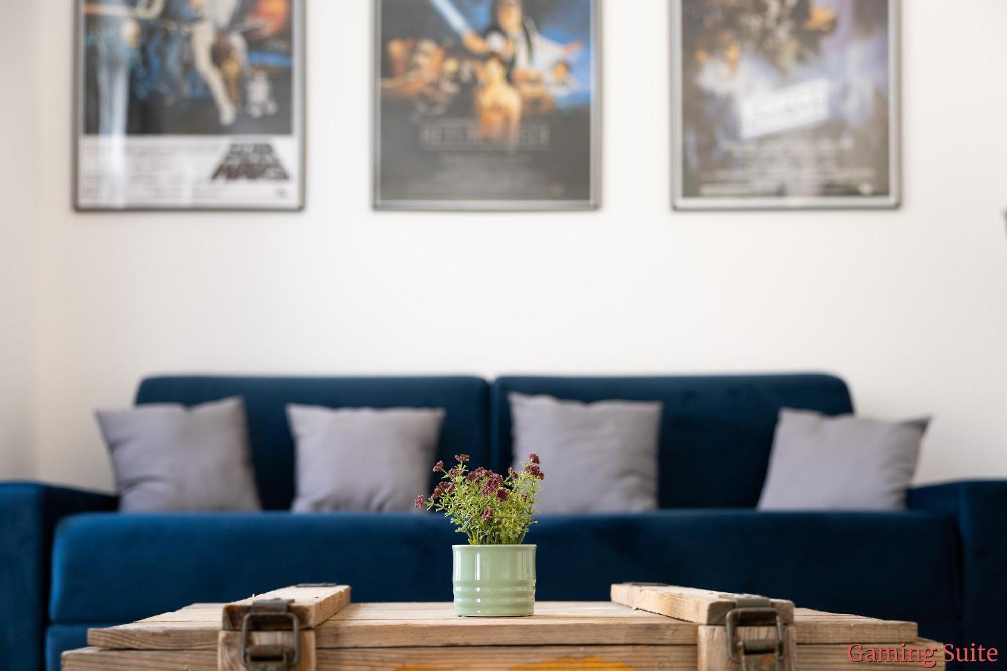 Ko-Living - Beatles Und Banksy Suites & Studios Am Eselsbrunnen - Altstadt - Kueche Halle  外观 照片