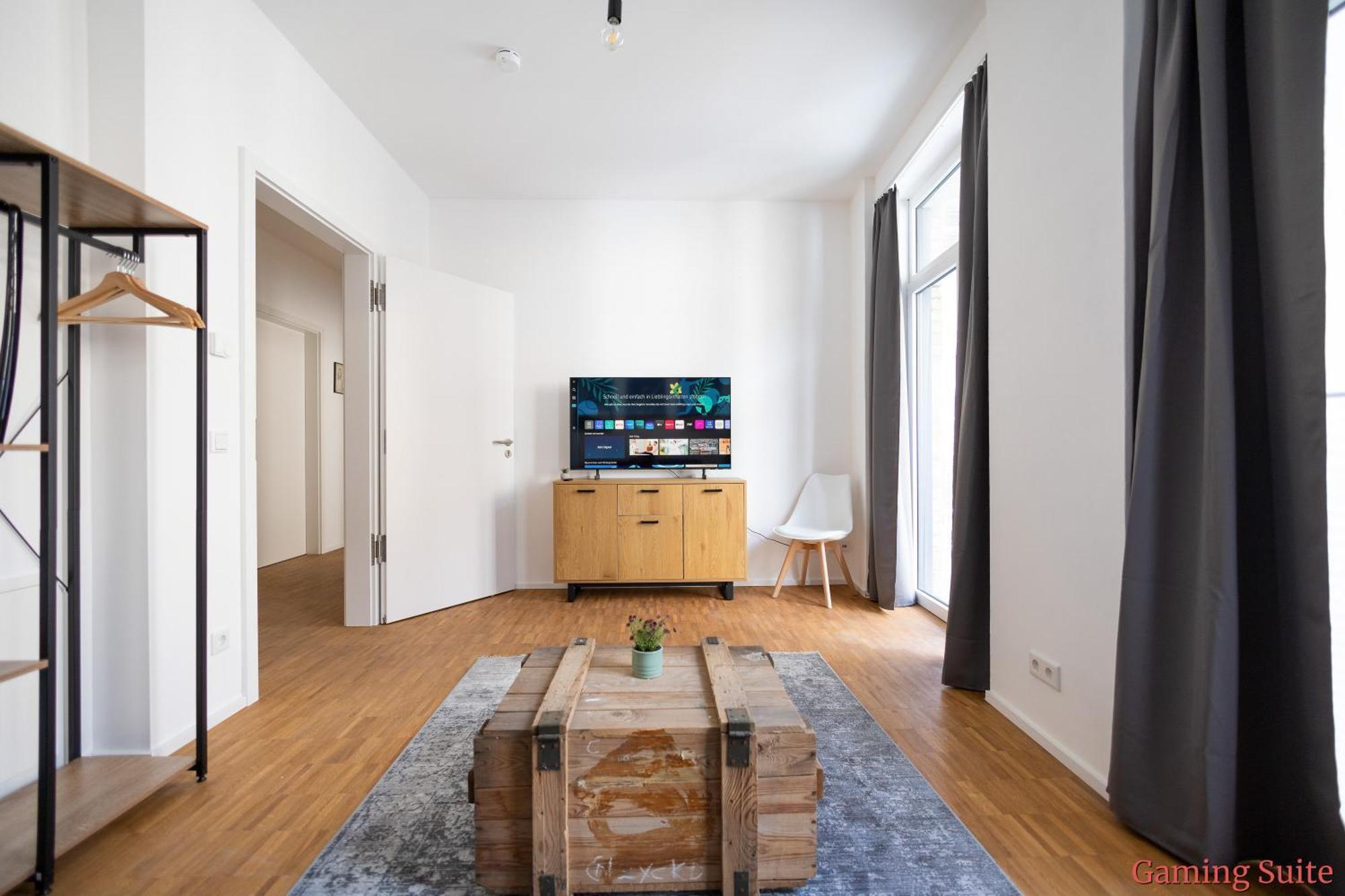 Ko-Living - Beatles Und Banksy Suites & Studios Am Eselsbrunnen - Altstadt - Kueche Halle  外观 照片