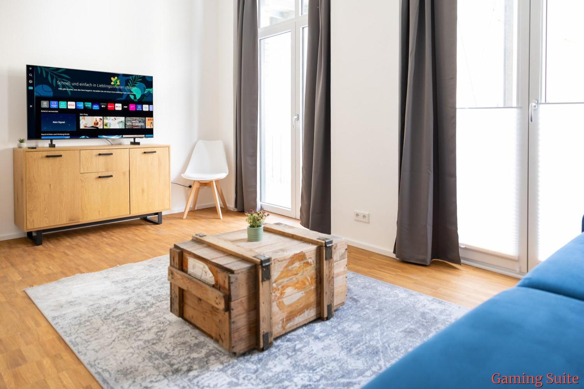 Ko-Living - Beatles Und Banksy Suites & Studios Am Eselsbrunnen - Altstadt - Kueche Halle  外观 照片