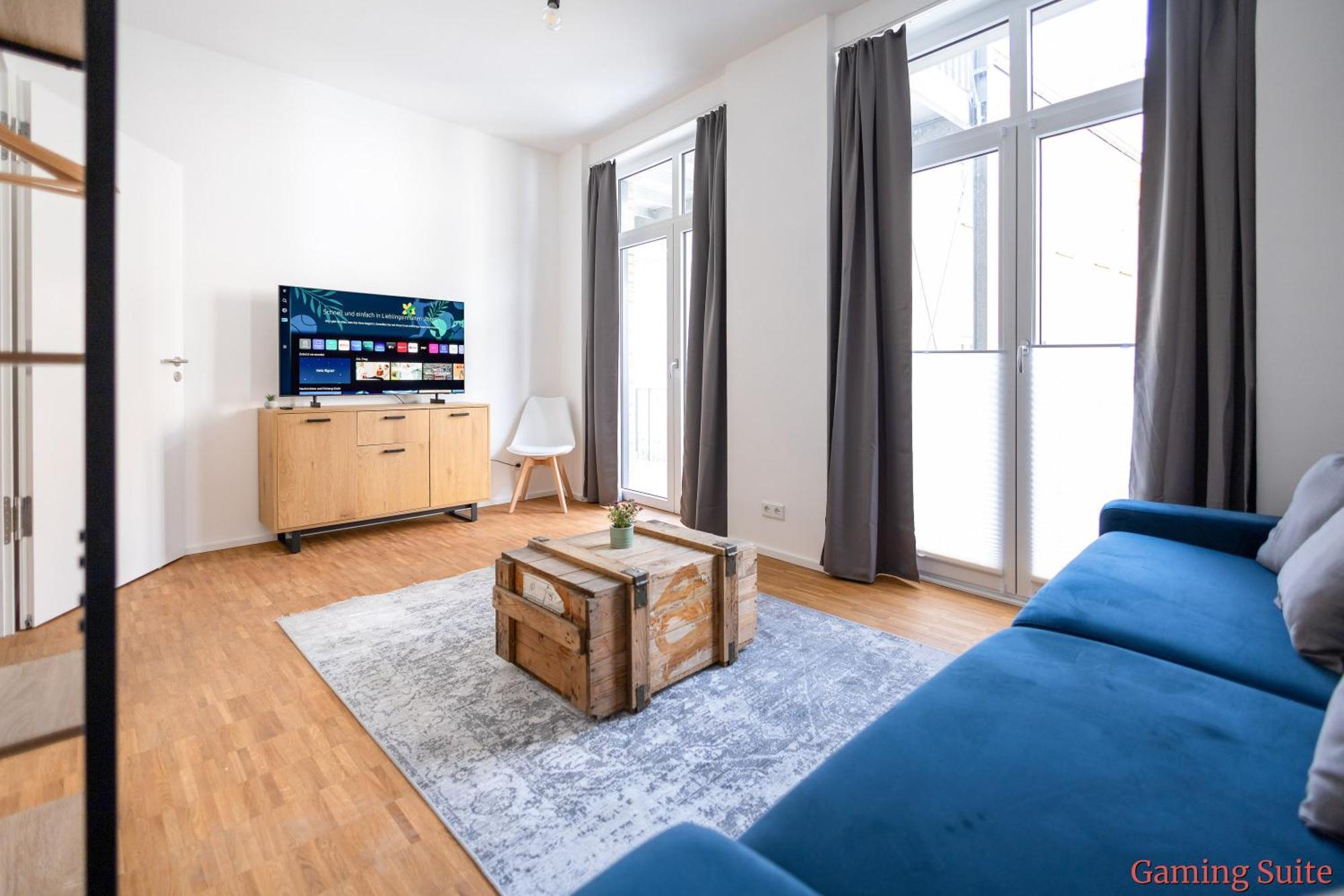 Ko-Living - Beatles Und Banksy Suites & Studios Am Eselsbrunnen - Altstadt - Kueche Halle  外观 照片